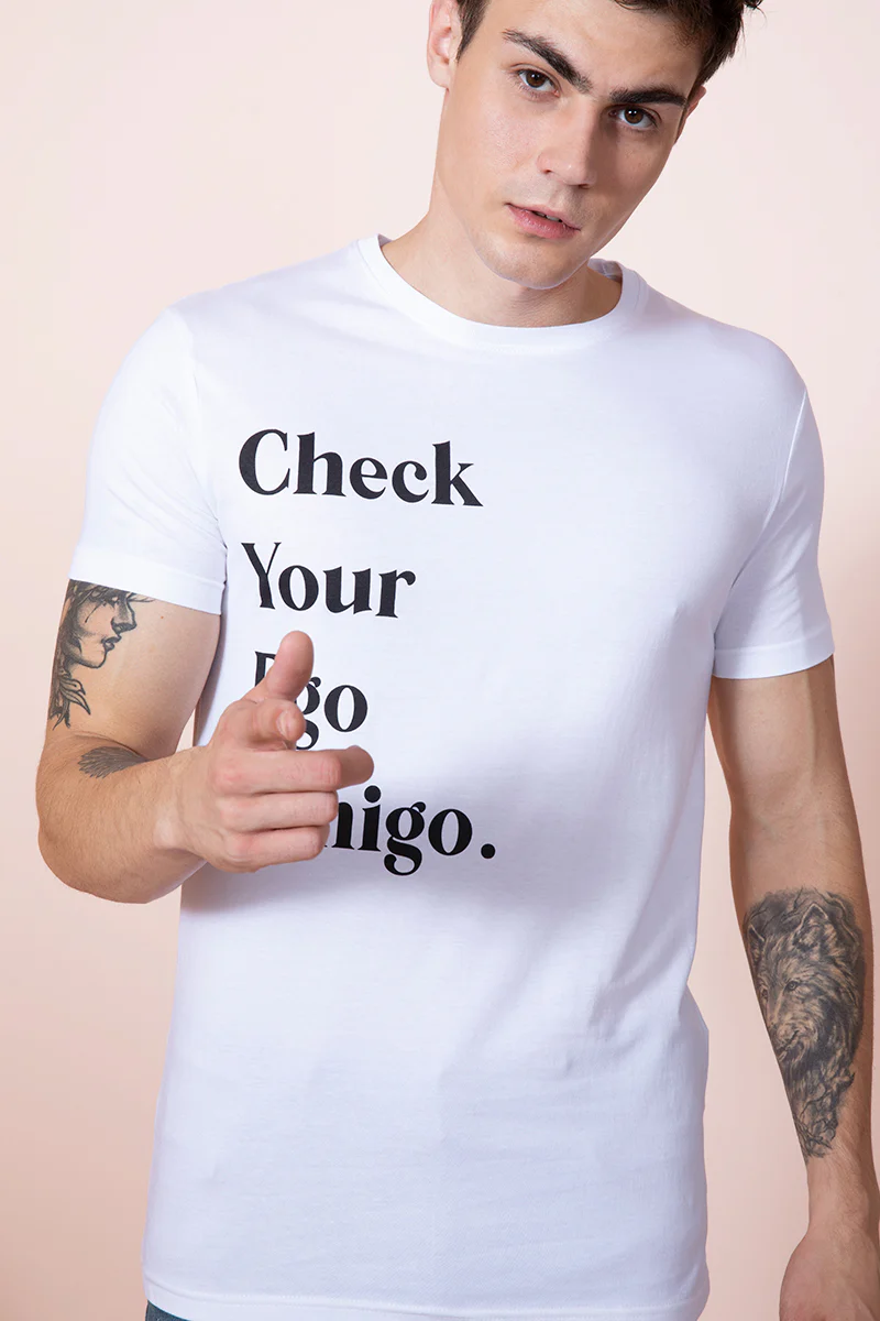 EGO White T-Shirt - republicanstateiEGO White T-Shirt - republicanstatei