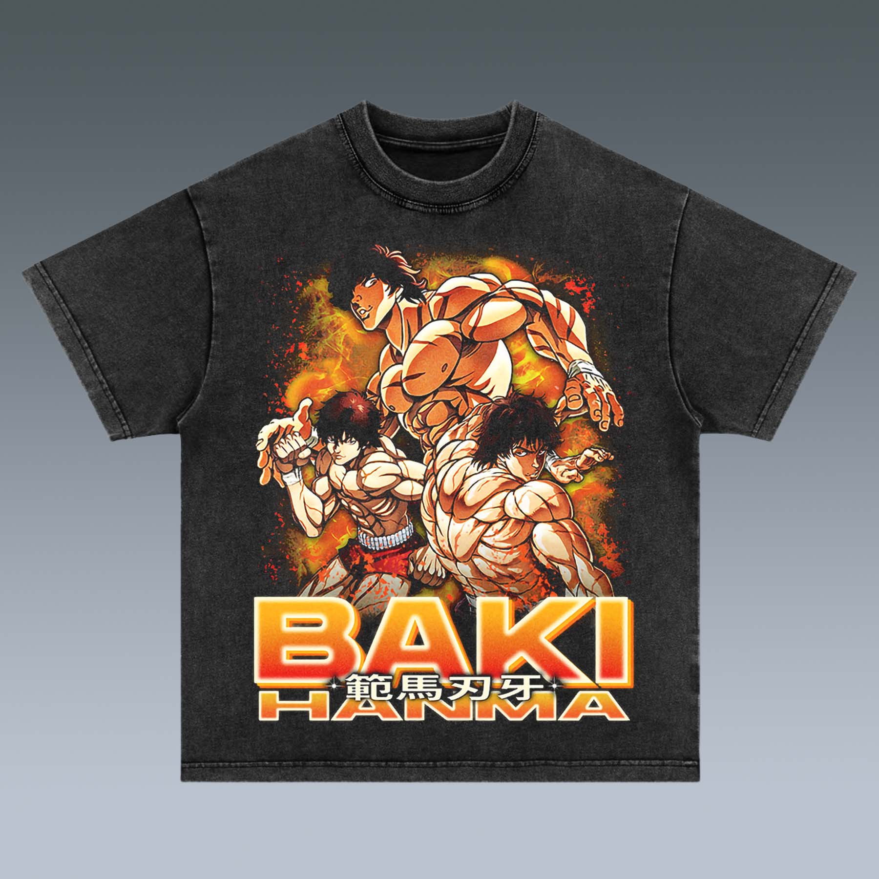 VINTAGE TEE | BAKI HANMA - republicanstateiVINTAGE TEE | BAKI HANMA - republicanstatei