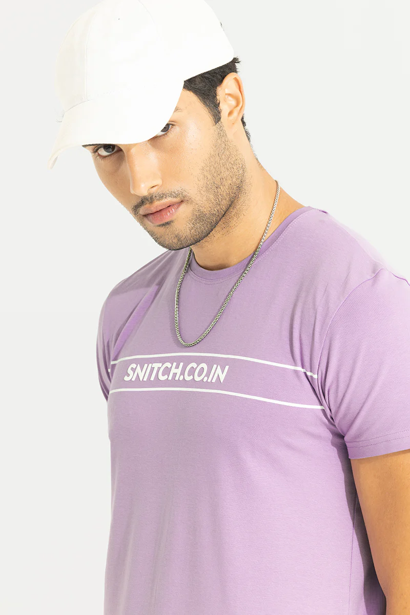 Embossed Logo Purple T-Shirt - republicanstateiEmbossed Logo Purple T-Shirt - republicanstatei