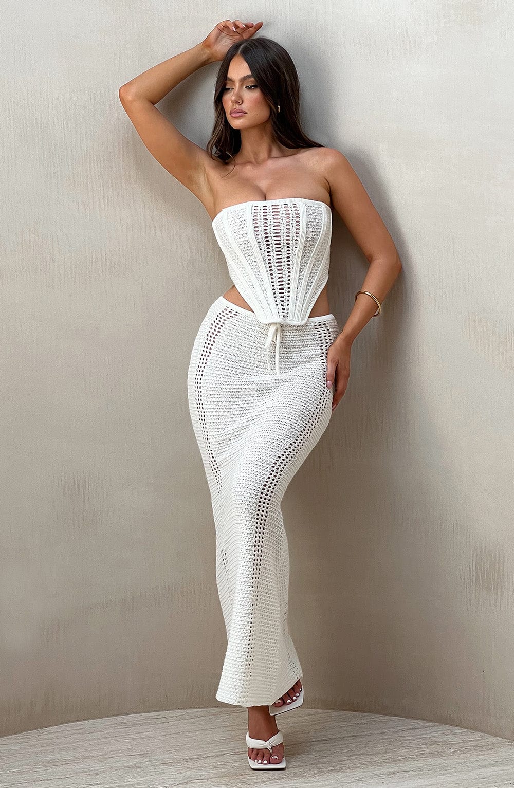 Chayenne Maxi Skirt - White - republicanstateiChayenne Maxi Skirt - White - republicanstatei