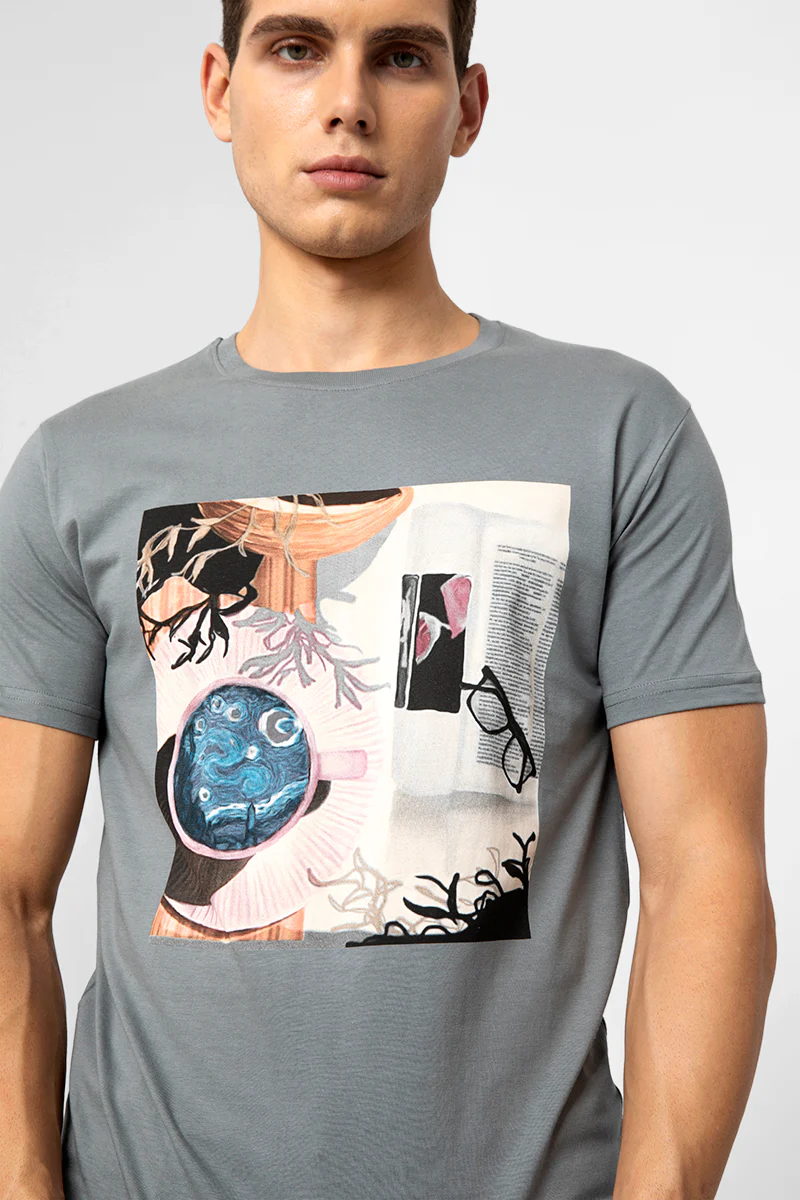 Starry Night Grey T-Shirt - republicanstateiStarry Night Grey T-Shirt - republicanstatei