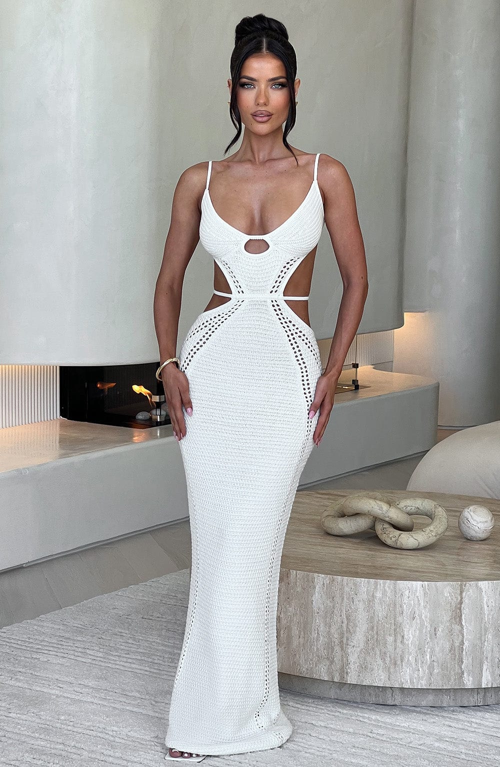 Josefina Maxi Dress - White - republicanstateiJosefina Maxi Dress - White - republicanstatei
