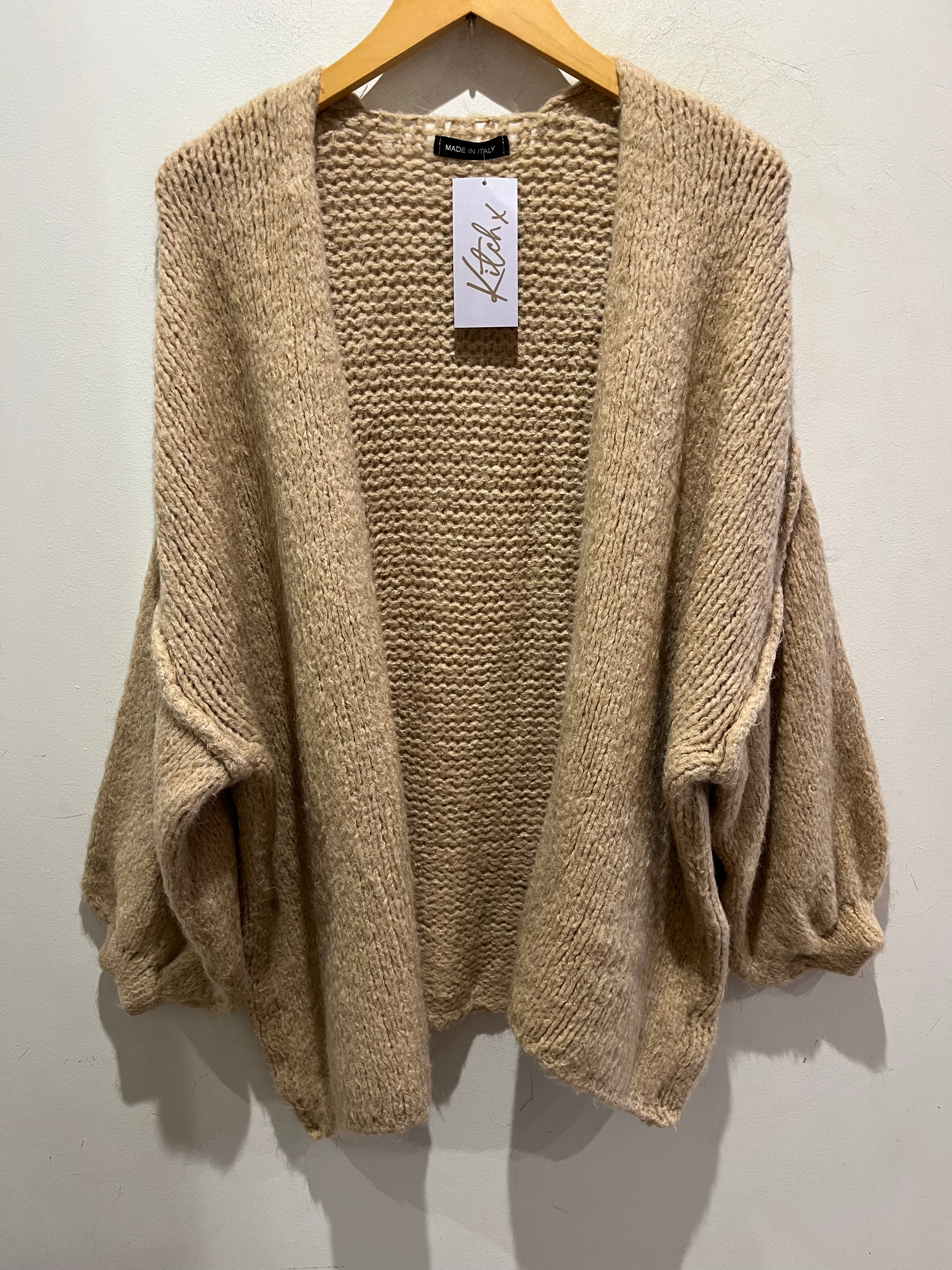 Chunky Cardigan - Beige - republicanstateiChunky Cardigan - Beige - republicanstatei