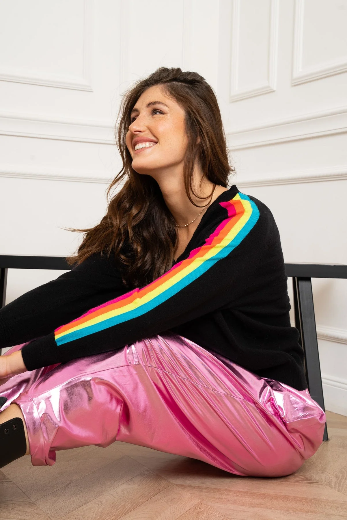 Capsule Stripe Jumper - Black - republicanstateiCapsule Stripe Jumper - Black - republicanstatei