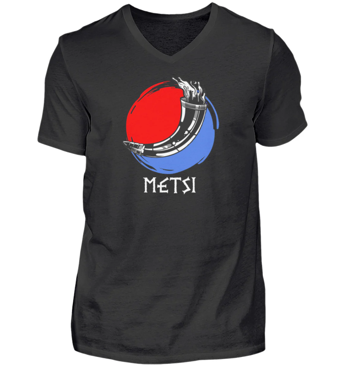 Metsi - Herren V-Neck Shirt - republicanstateiMetsi - Herren V-Neck Shirt - republicanstatei