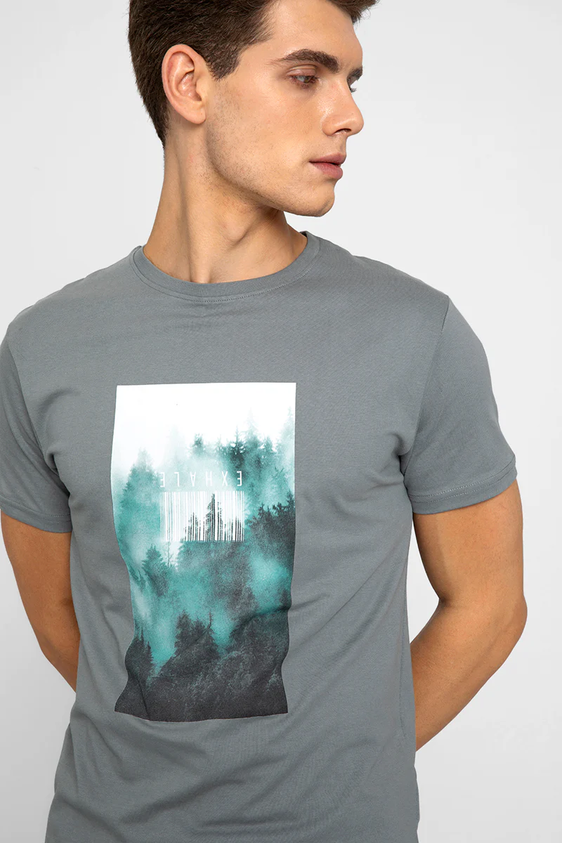 Exhale Grey T-Shirt - republicanstateiExhale Grey T-Shirt - republicanstatei