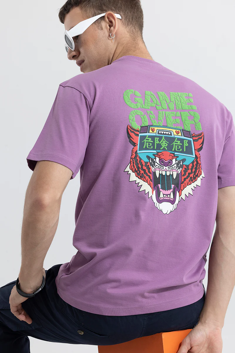 Game Over Purple T-Shirt - republicanstateiGame Over Purple T-Shirt - republicanstatei