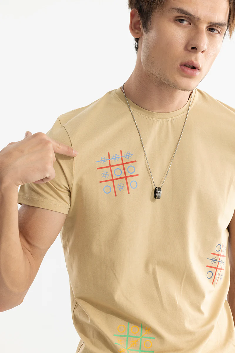Tic Tac Toe Cream T-Shirt - republicanstateiTic Tac Toe Cream T-Shirt - republicanstatei