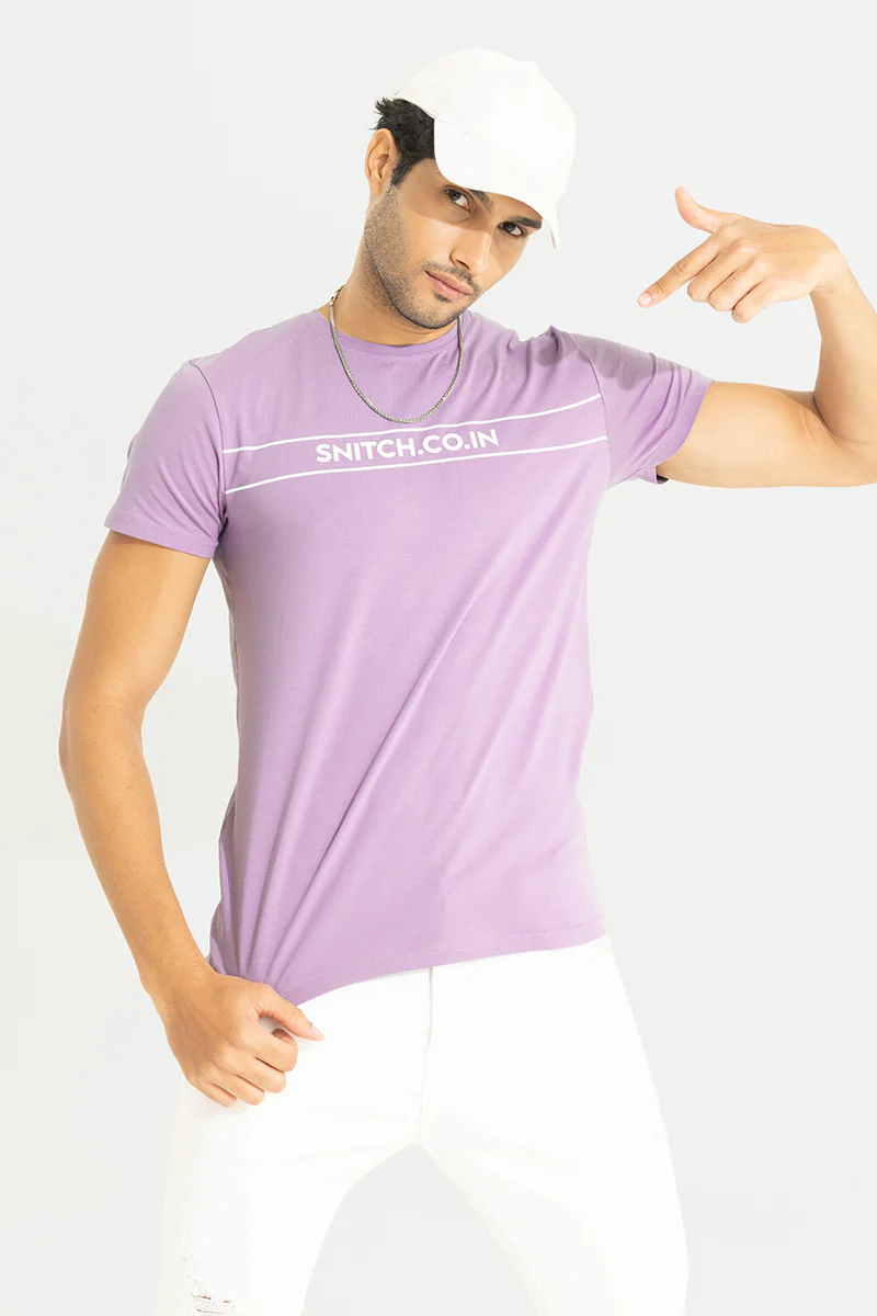 Embossed Logo Purple T-Shirt - republicanstateiEmbossed Logo Purple T-Shirt - republicanstatei