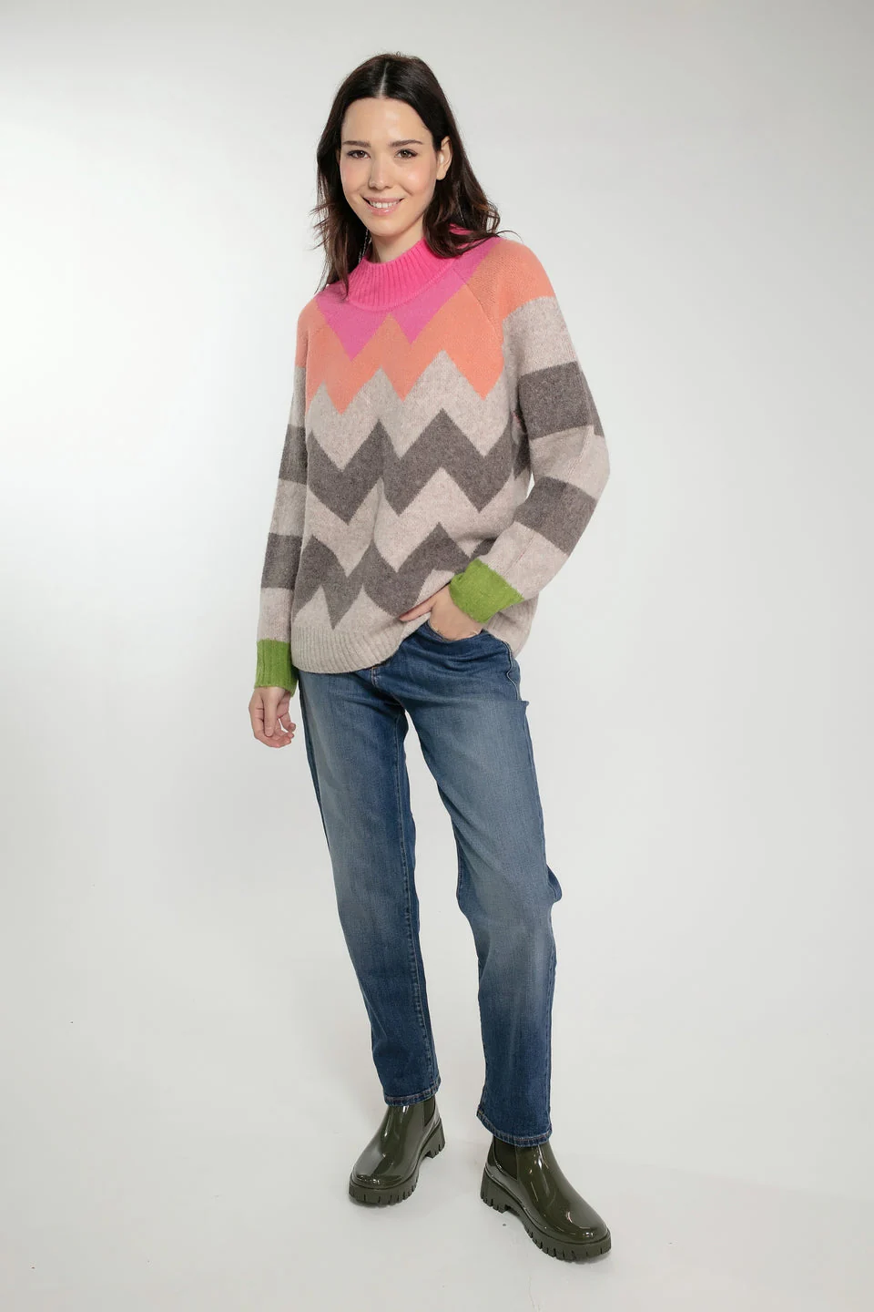Andrea Pink Mix Jumper - republicanstateiAndrea Pink Mix Jumper - republicanstatei