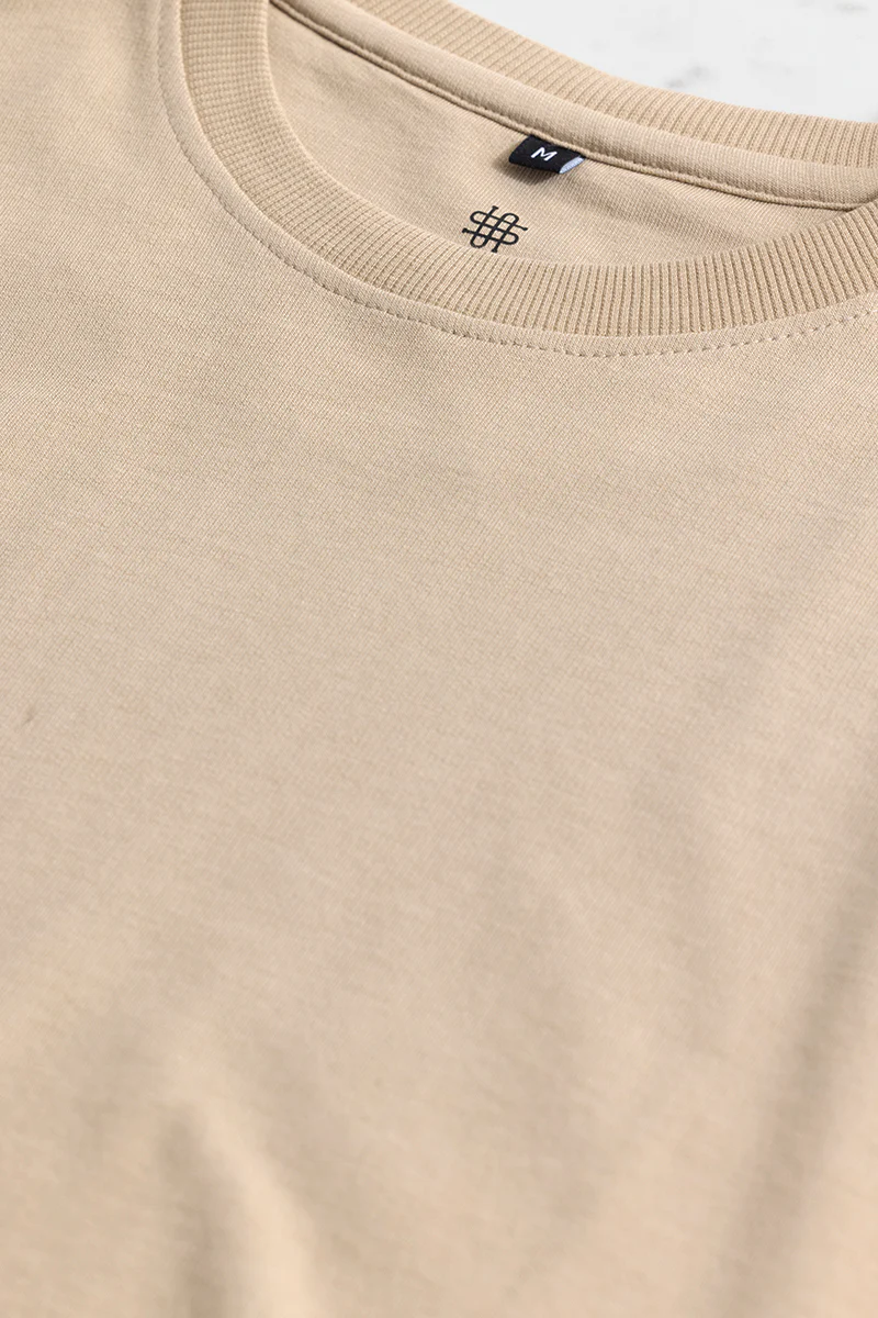 Solitude Beige Oversized T-Shirt - republicanstateiSolitude Beige Oversized T-Shirt - republicanstatei
