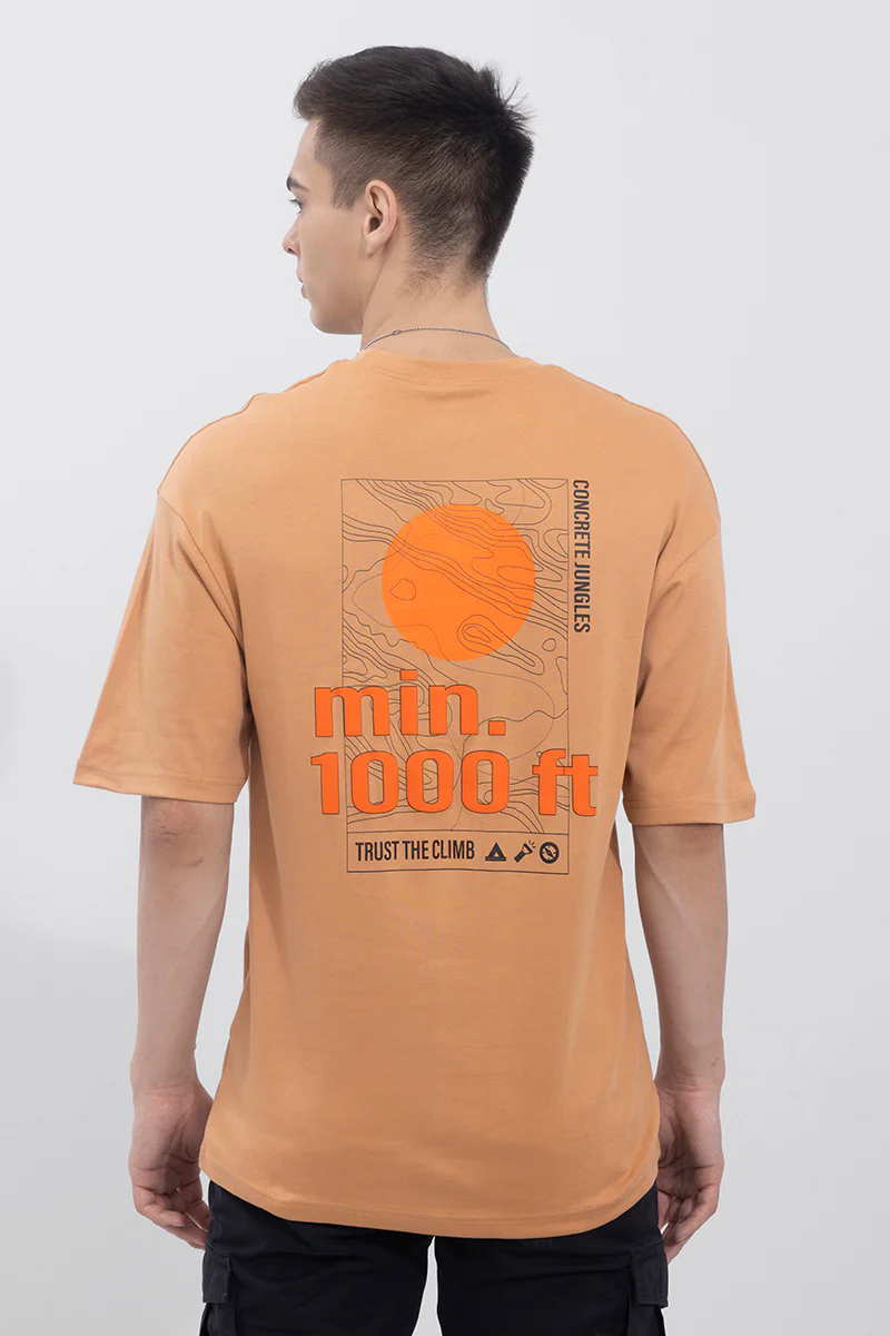 Explore Brown Oversized T-Shirt - republicanstateiExplore Brown Oversized T-Shirt - republicanstatei