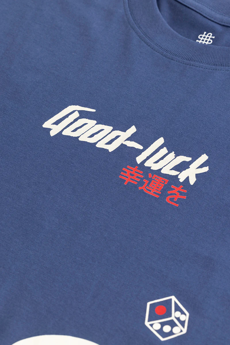 Good Luck Blue Oversized T-Shirt - republicanstateiGood Luck Blue Oversized T-Shirt - republicanstatei