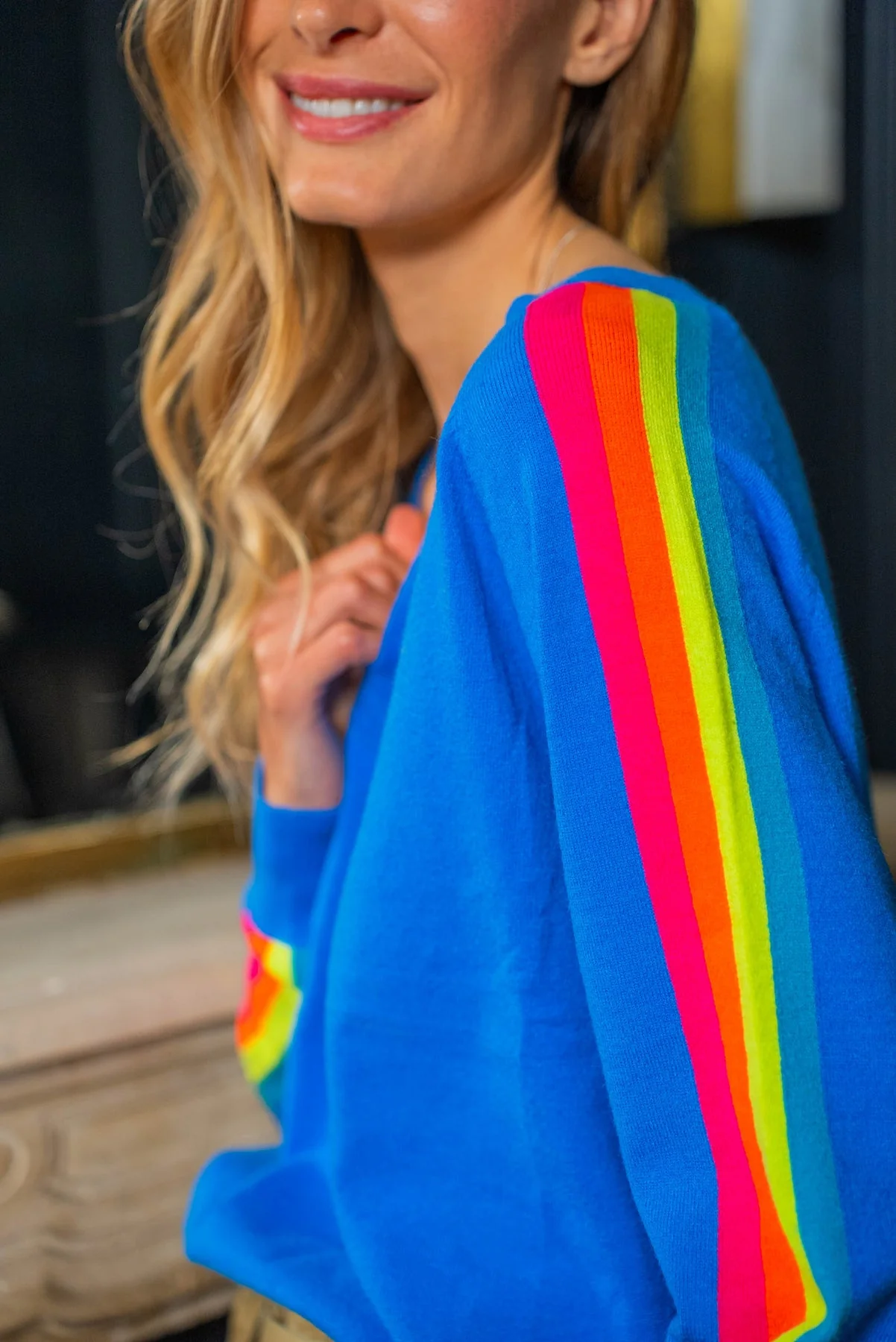 Capsule Stripe Jumper - Blue - republicanstateiCapsule Stripe Jumper - Blue - republicanstatei