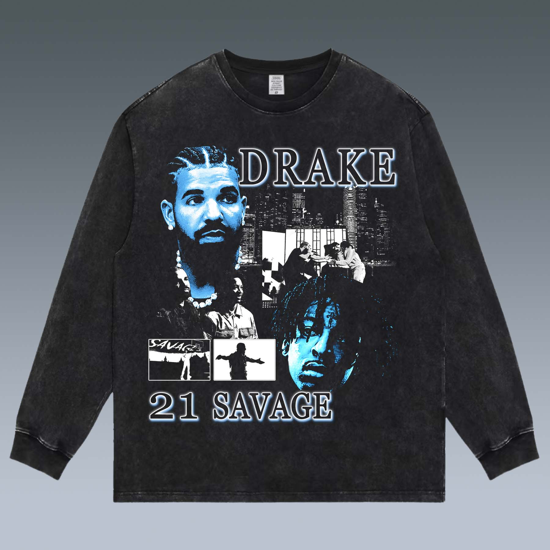 VINTAGE LONG SLEEVE TEE | DRAKE - republicanstateiVINTAGE LONG SLEEVE TEE | DRAKE - republicanstatei