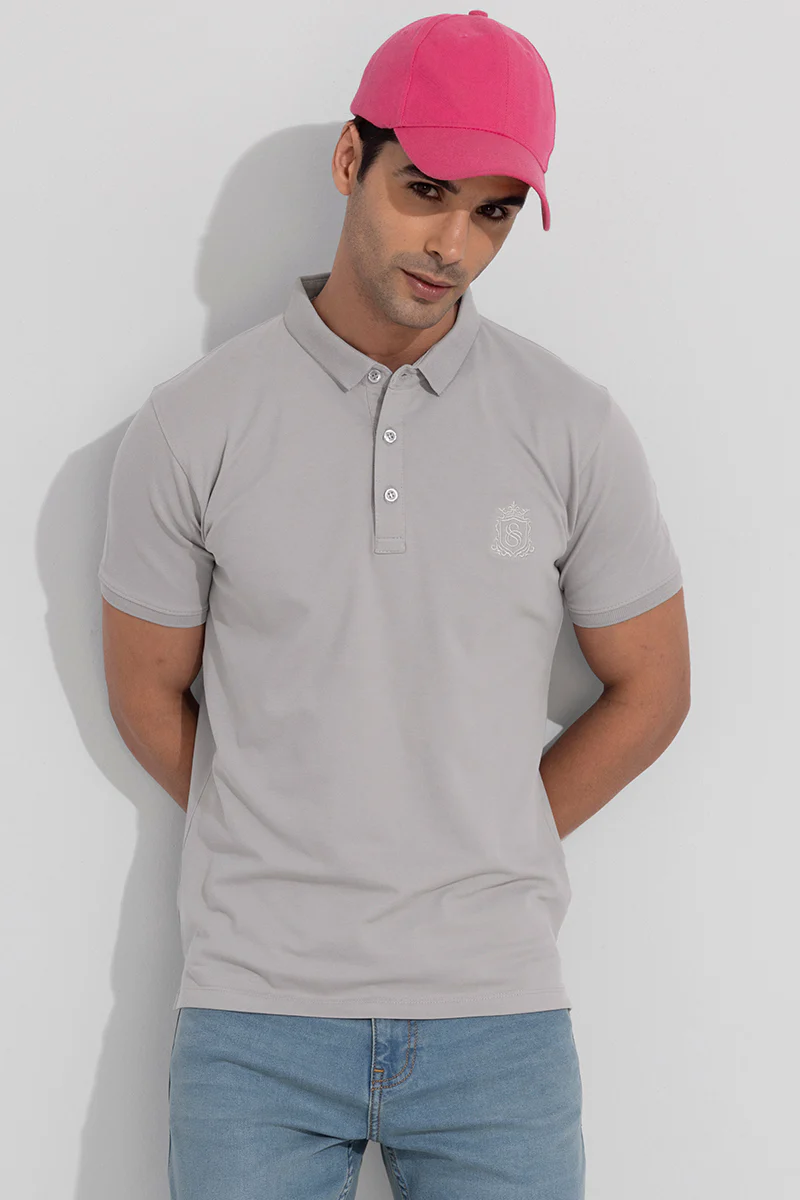 The Shishu Grey Polo T-Shirt - republicanstateiThe Shishu Grey Polo T-Shirt - republicanstatei