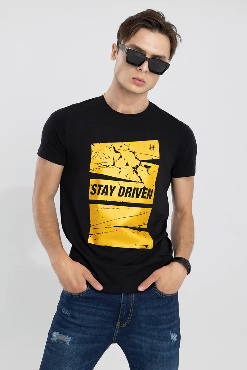 Stay Driven Black T-Shirt - republicanstateiStay Driven Black T-Shirt - republicanstatei