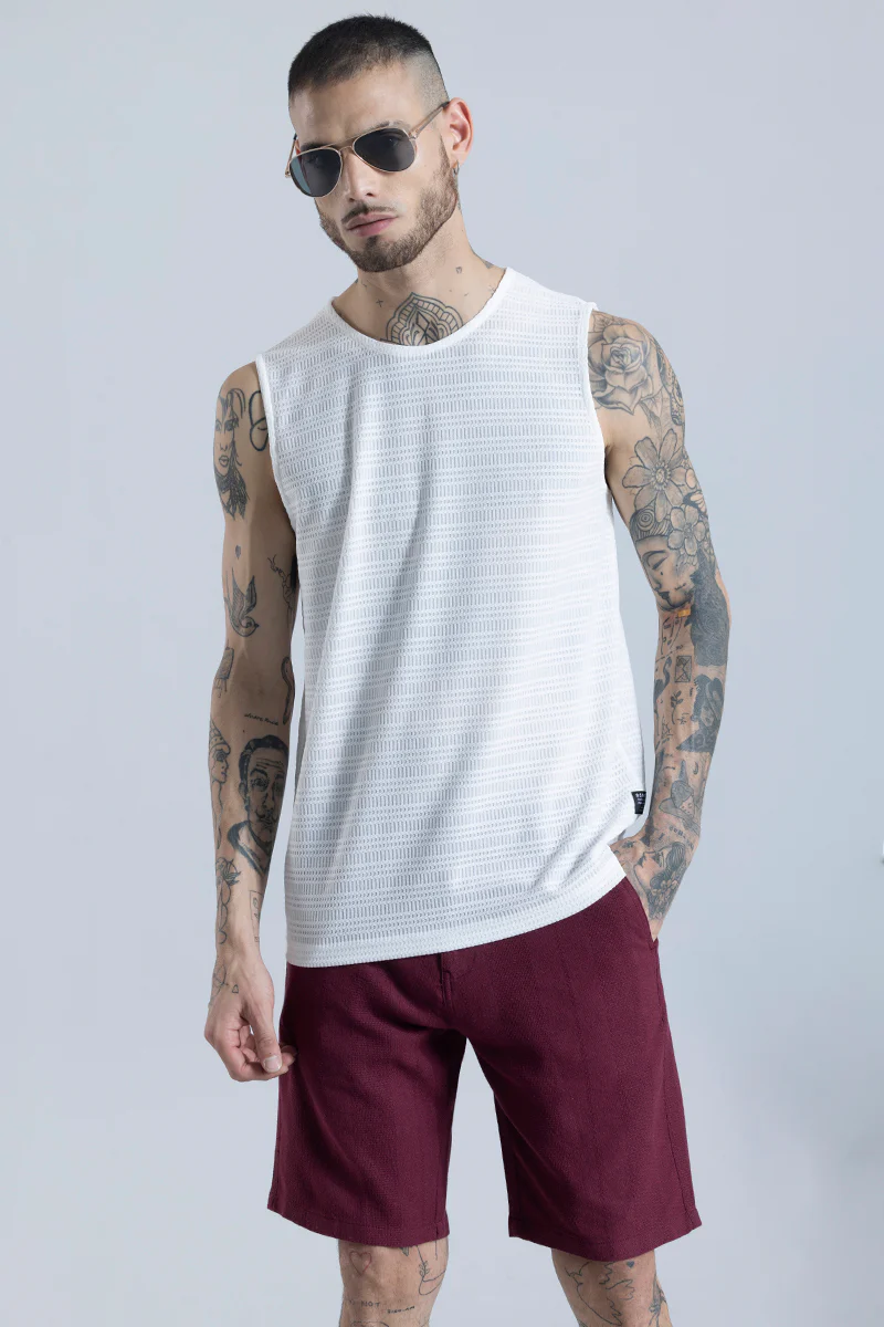 Electro White Sleeveless T-Shirt - republicanstateiElectro White Sleeveless T-Shirt - republicanstatei
