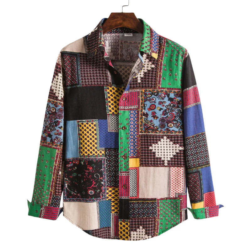 Men's Long Sleeve Floral Shirt - republicanstateiMen's Long Sleeve Floral Shirt - republicanstatei