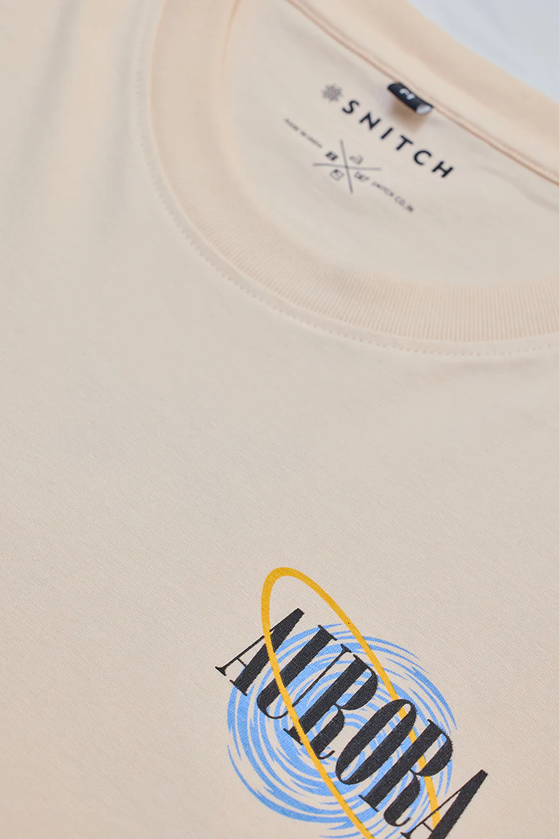 Aurora Cream Slim Fit T-Shirt - republicanstateiAurora Cream Slim Fit T-Shirt - republicanstatei