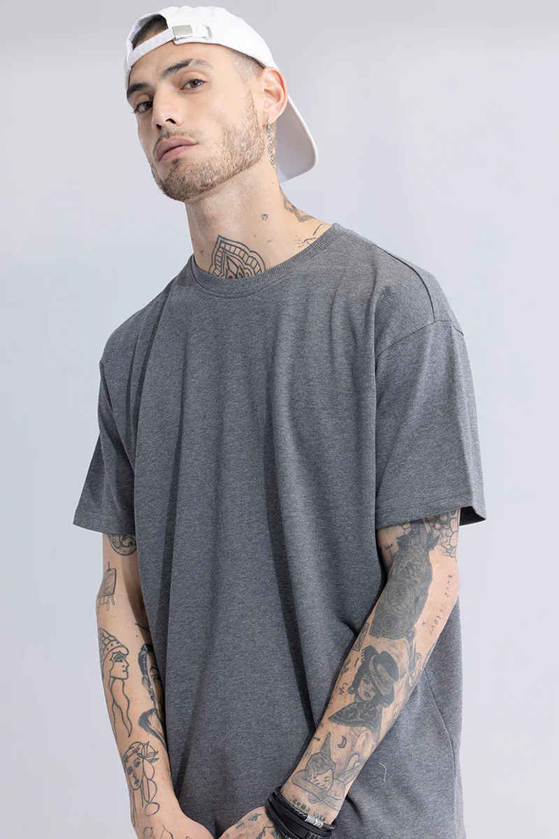 Solitude Grey Oversized T-Shirt - republicanstateiSolitude Grey Oversized T-Shirt - republicanstatei