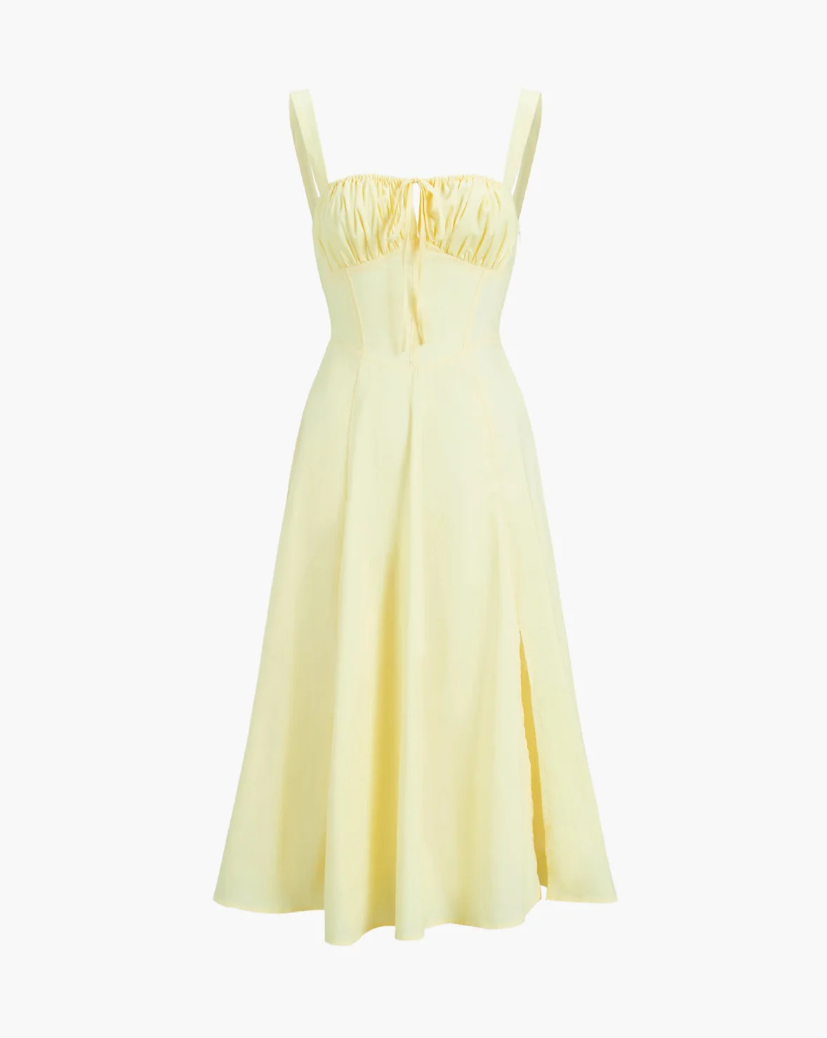 Ruched Cup Detail Long Sundress - republicanstateiRuched Cup Detail Long Sundress - republicanstatei