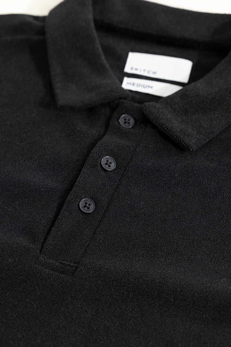 Trent Black Polo T-Shirt - republicanstateiTrent Black Polo T-Shirt - republicanstatei