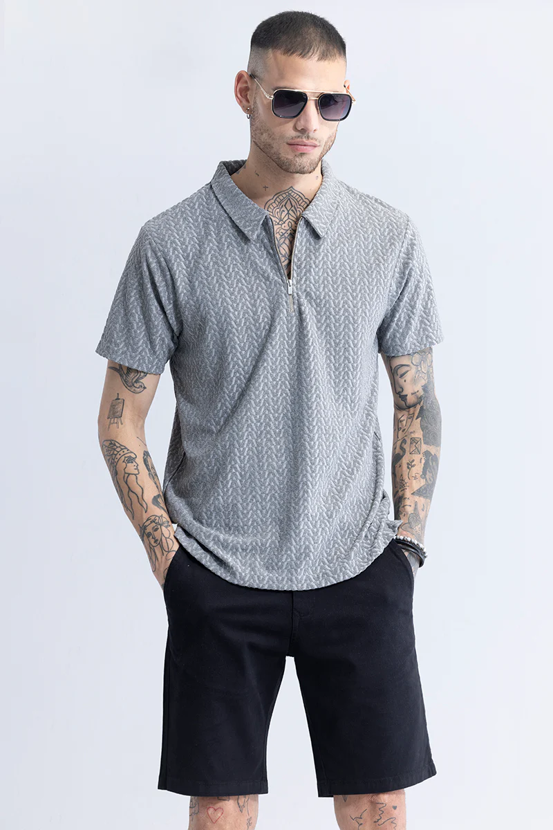 Verti-Zip Grey T-Shirt - republicanstateiVerti-Zip Grey T-Shirt - republicanstatei