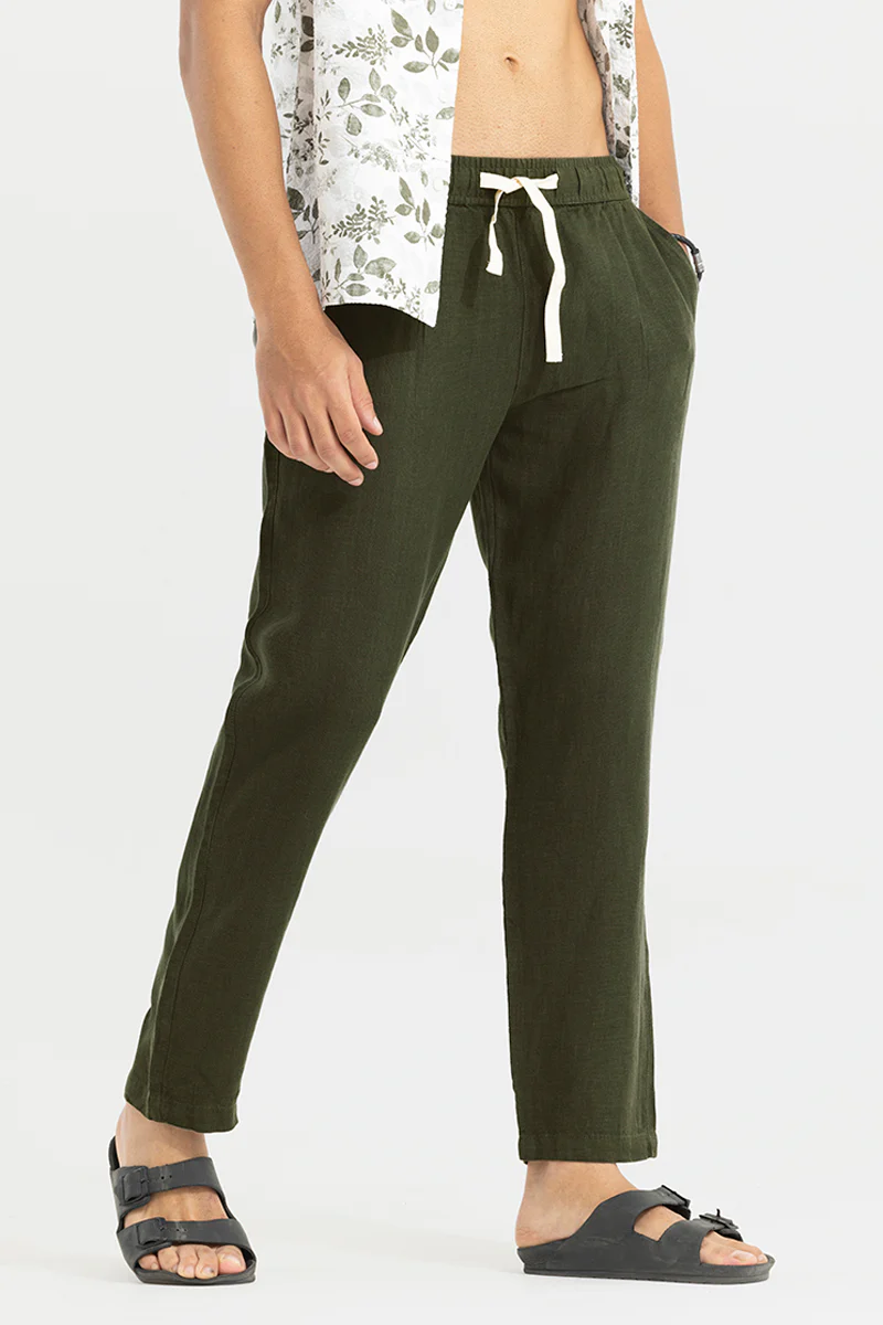 Ace Olive Linen Pant - republicanstateiAce Olive Linen Pant - republicanstatei
