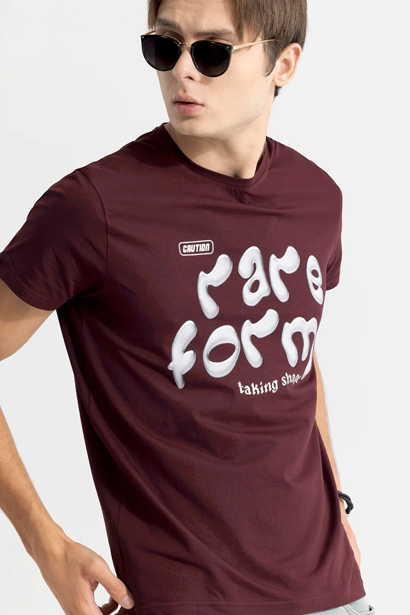 Rare Form Maroon T-Shirt - republicanstateiRare Form Maroon T-Shirt - republicanstatei