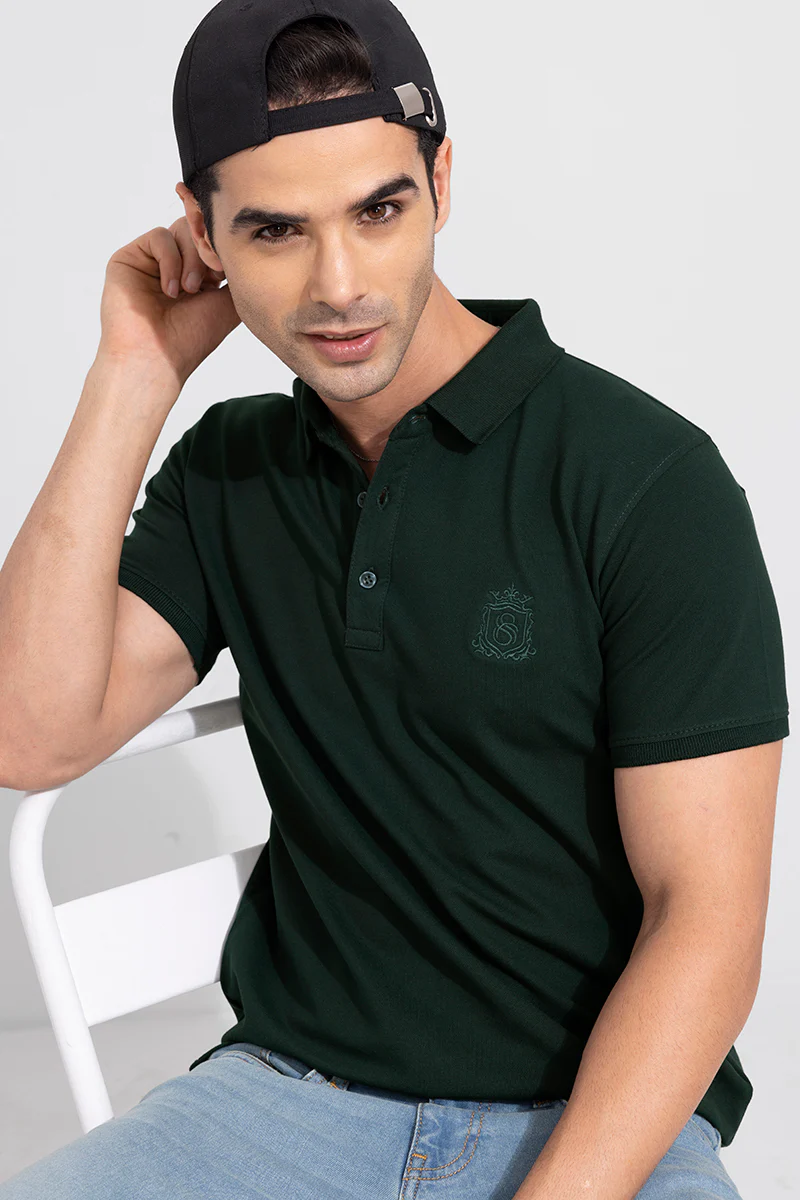 The Shishu Olive Polo T-Shirt - republicanstateiThe Shishu Olive Polo T-Shirt - republicanstatei