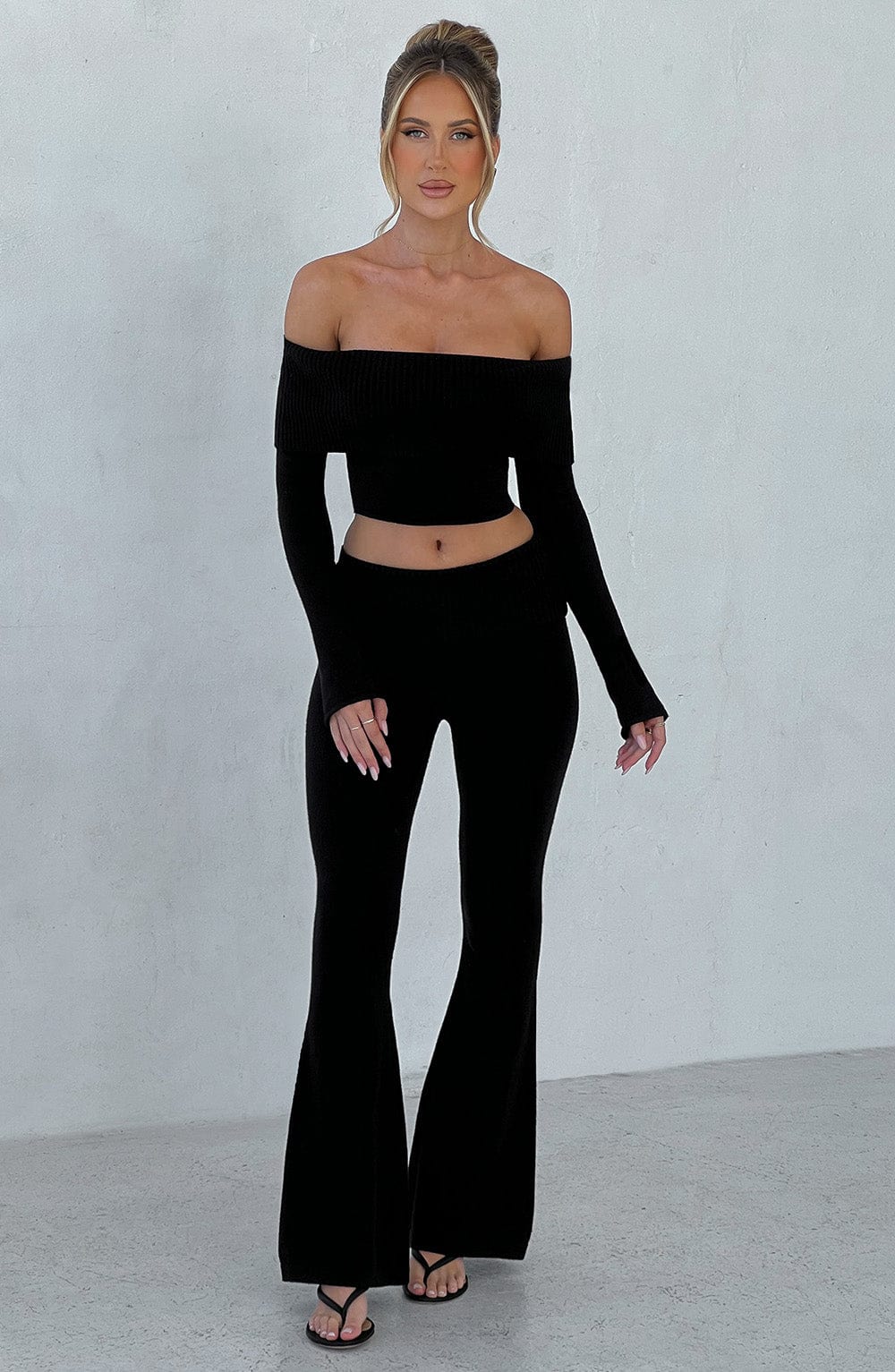 Portia Knit Pants - Black - republicanstateiPortia Knit Pants - Black - republicanstatei