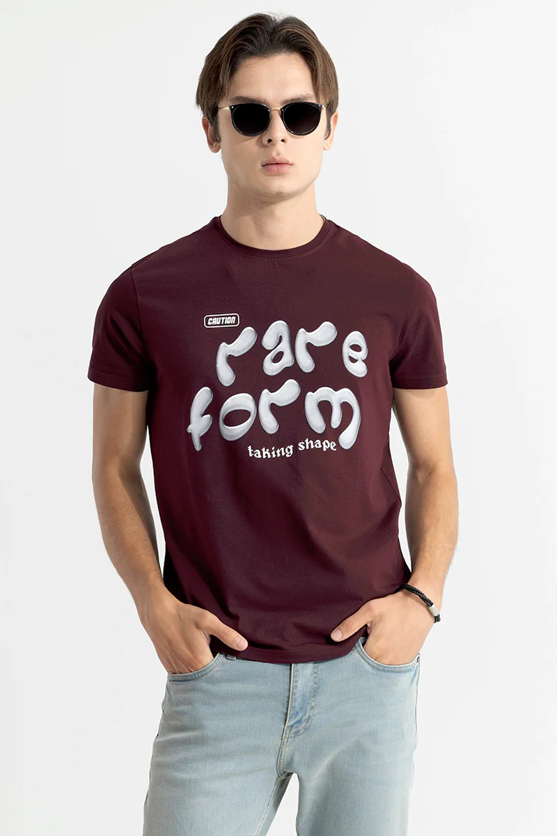 Rare Form Maroon T-Shirt - republicanstateiRare Form Maroon T-Shirt - republicanstatei