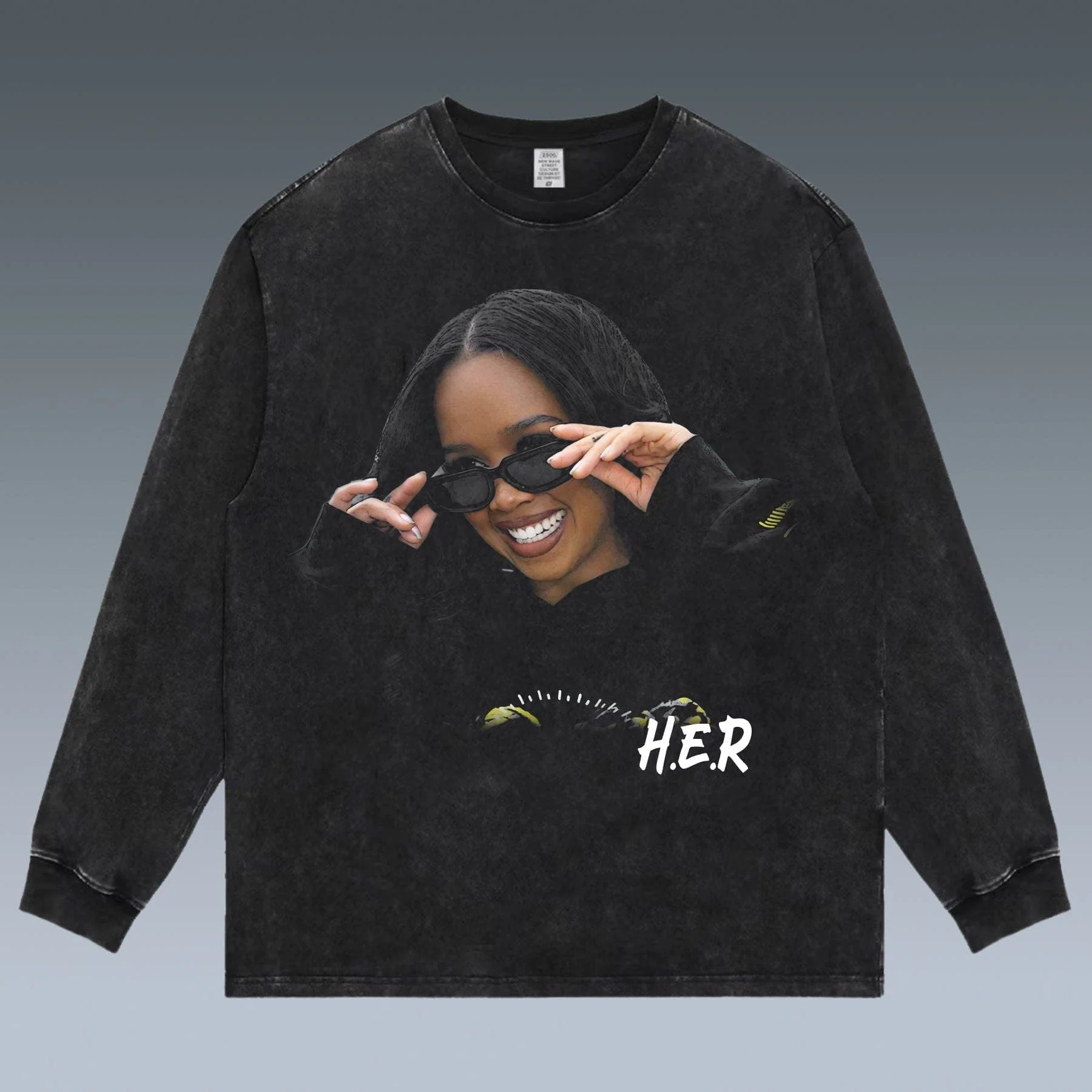 VINTAGE LONG SLEEVE TEE | H.E.R - republicanstateiVINTAGE LONG SLEEVE TEE | H.E.R - republicanstatei