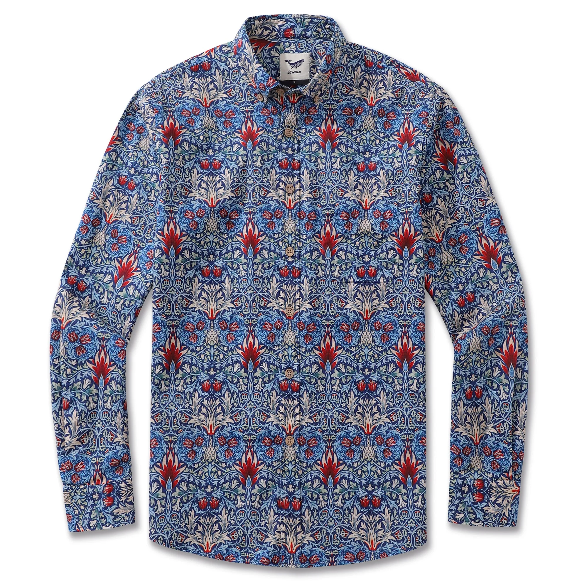 Men's Hawaiian Shirt Snakehead Cotton Button-down Long Sleeve Aloha Shirt - republicanstateiMen's Hawaiian Shirt Snakehead Cotton Button-down Long Sleeve Aloha Shirt - republicanstatei