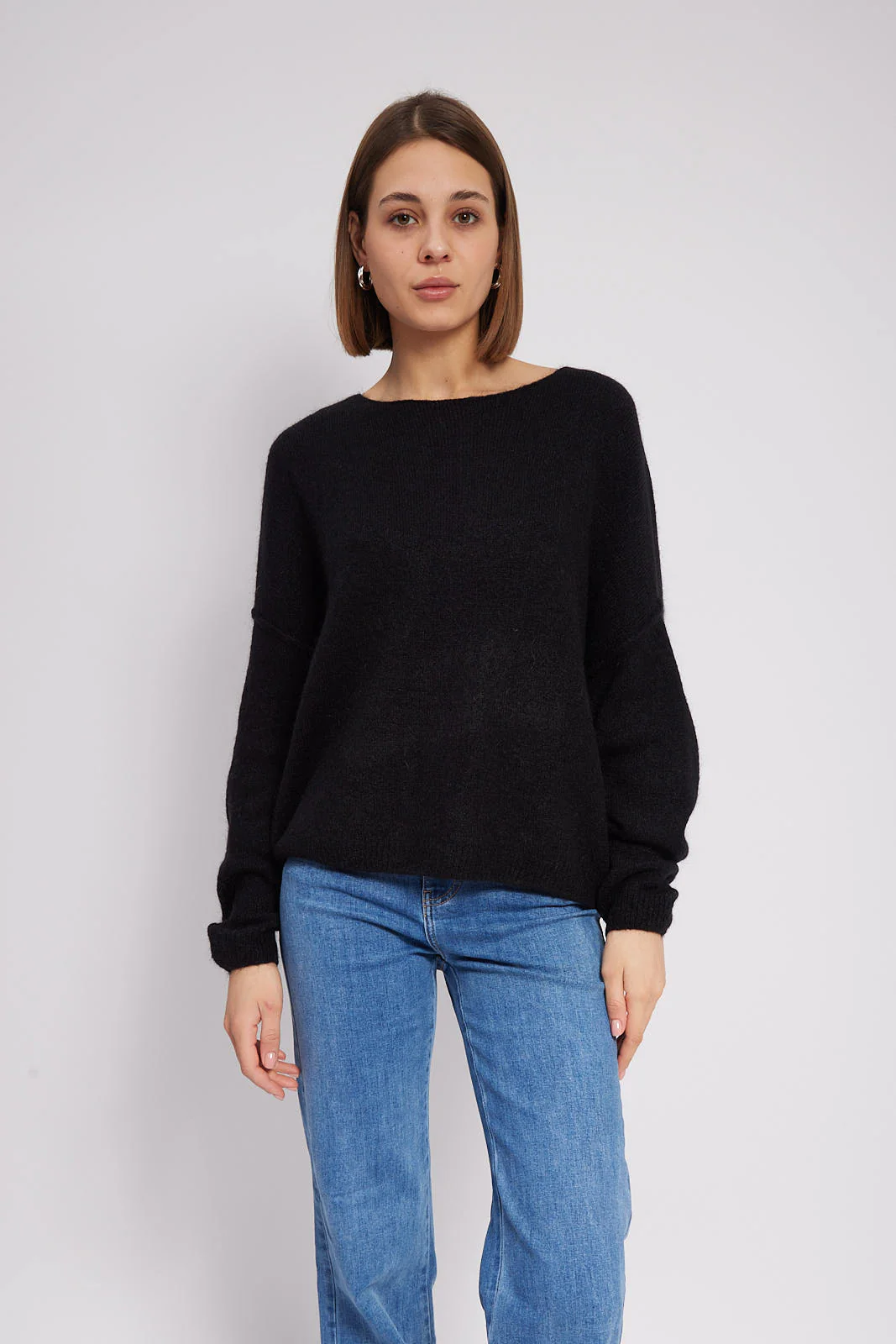 Annie Wool Blend Sweater - Black - republicanstateiAnnie Wool Blend Sweater - Black - republicanstatei