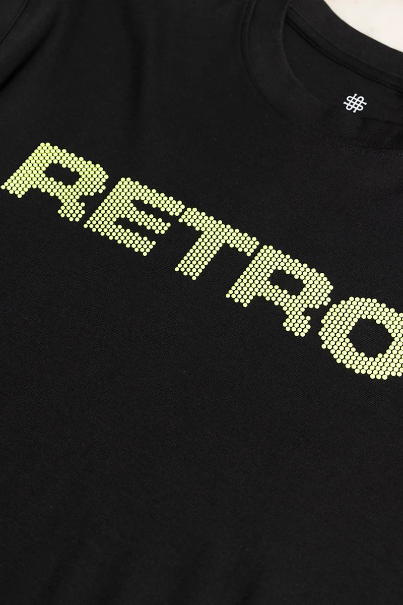 Retro Black T-Shirt - republicanstateiRetro Black T-Shirt - republicanstatei