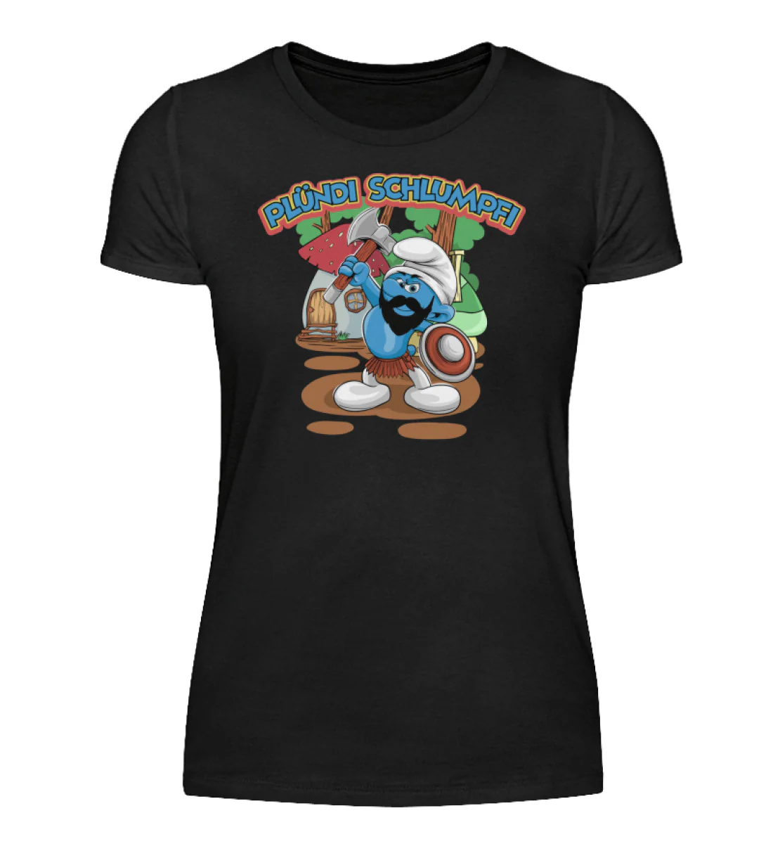 Pl��ndi Schlumpfi - Damenshirt - republicanstateiPl��ndi Schlumpfi - Damenshirt - republicanstatei