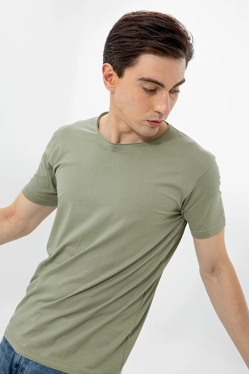 Raw Edge Green T-Shirt - republicanstateiRaw Edge Green T-Shirt - republicanstatei