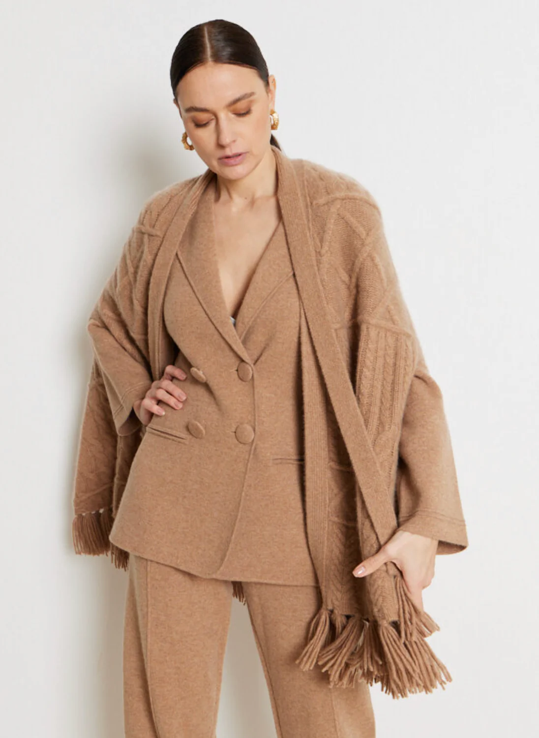 Athara Cashmere Patchwork Cape - republicanstateiAthara Cashmere Patchwork Cape - republicanstatei
