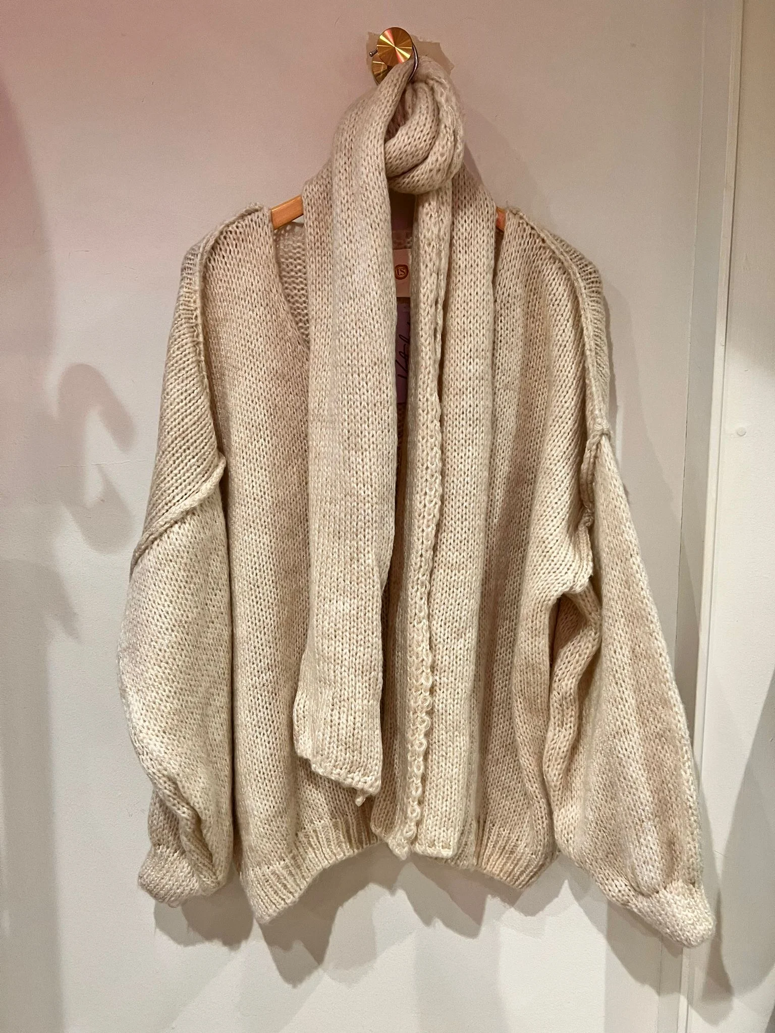 Scarf Jumper - Cream - republicanstateiScarf Jumper - Cream - republicanstatei