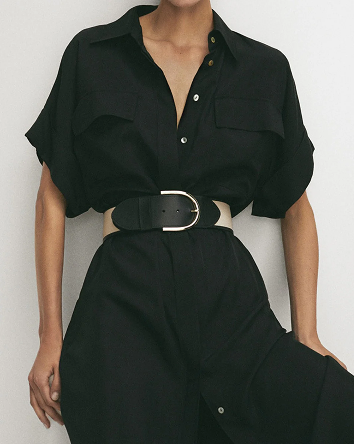Polo Pockets Tied Midi Dress - republicanstateiPolo Pockets Tied Midi Dress - republicanstatei