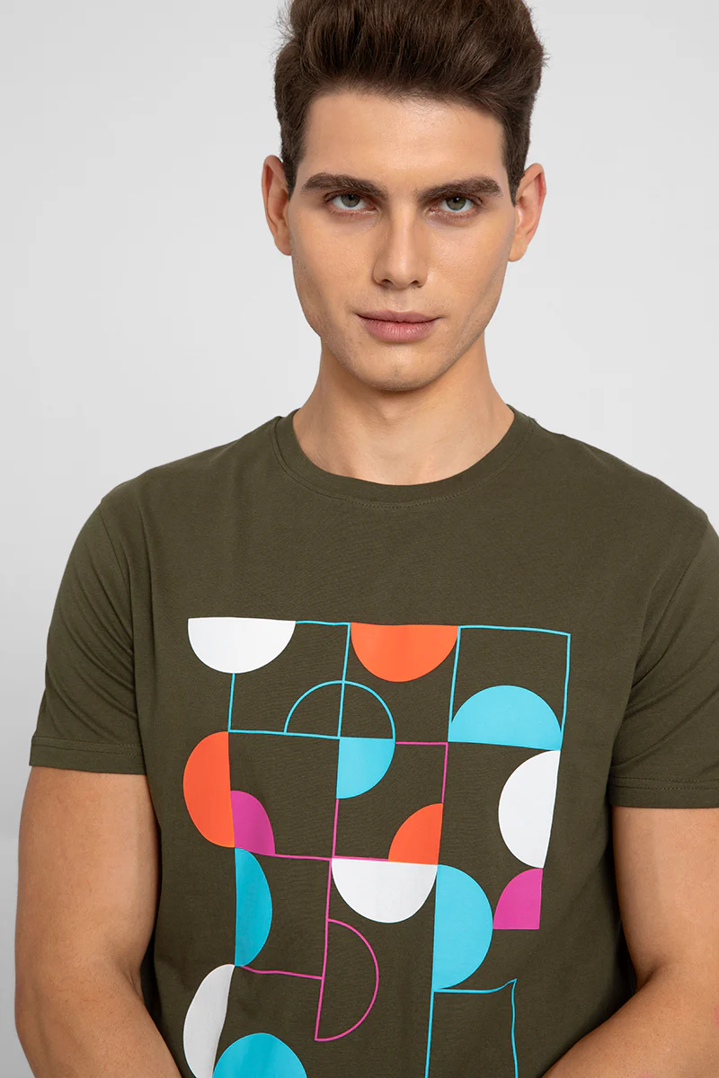Shuffle Olive T-Shirt - republicanstateiShuffle Olive T-Shirt - republicanstatei