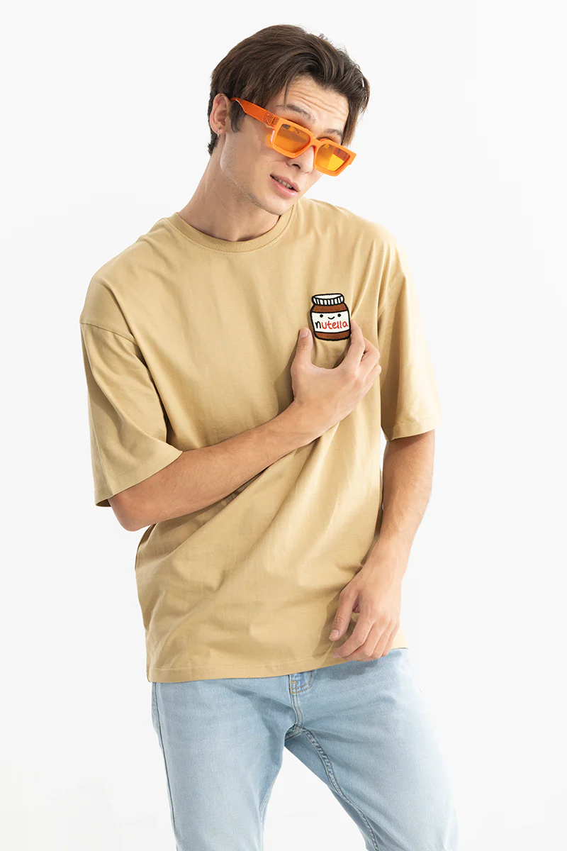 Nutella Cream Oversized T-Shirt - republicanstateiNutella Cream Oversized T-Shirt - republicanstatei