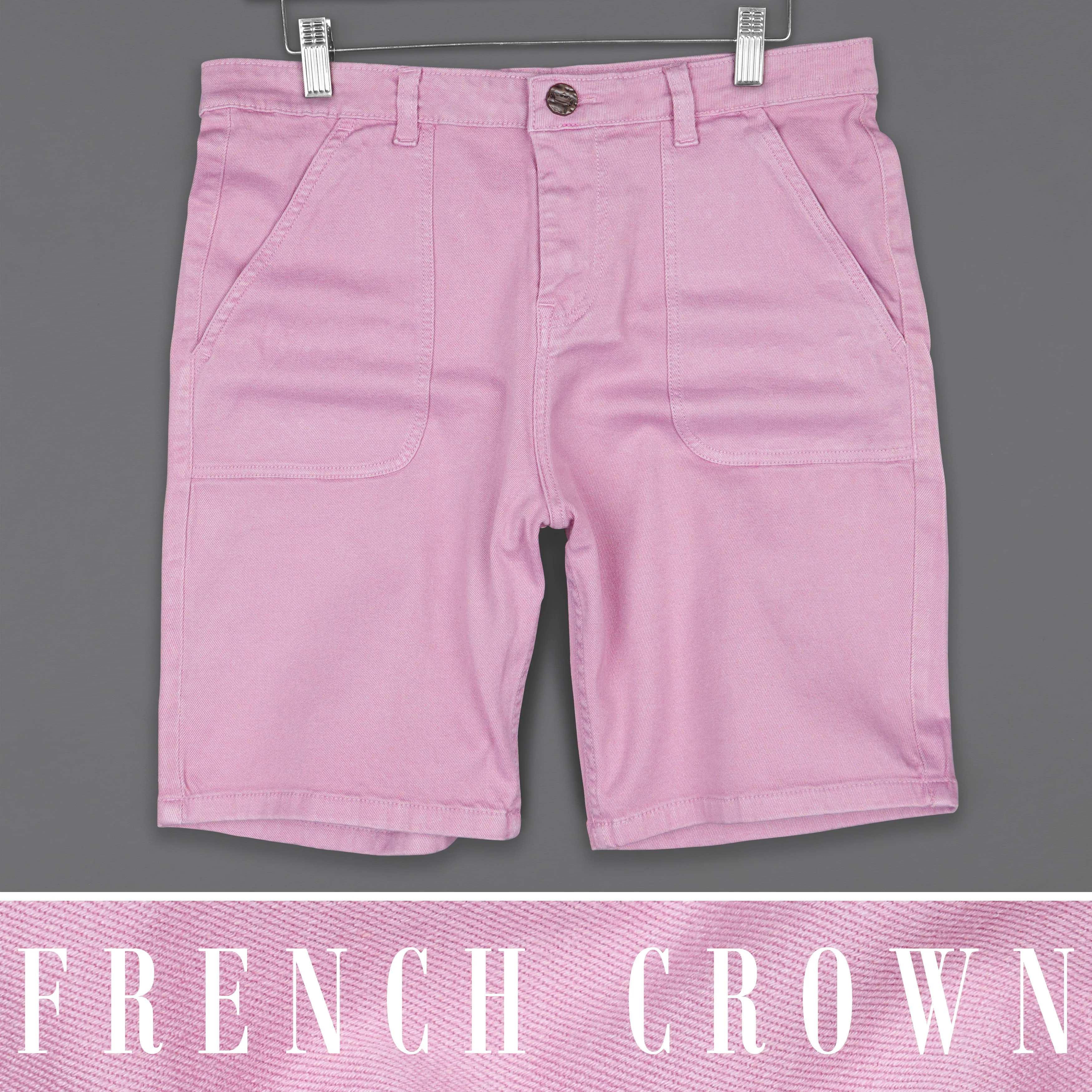 Pearl Pink Denim Shorts - republicanstateiPearl Pink Denim Shorts - republicanstatei