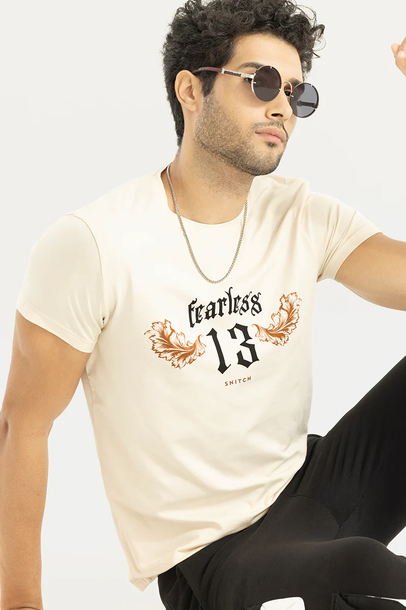 Fearless Cream T-Shirt - republicanstateiFearless Cream T-Shirt - republicanstatei