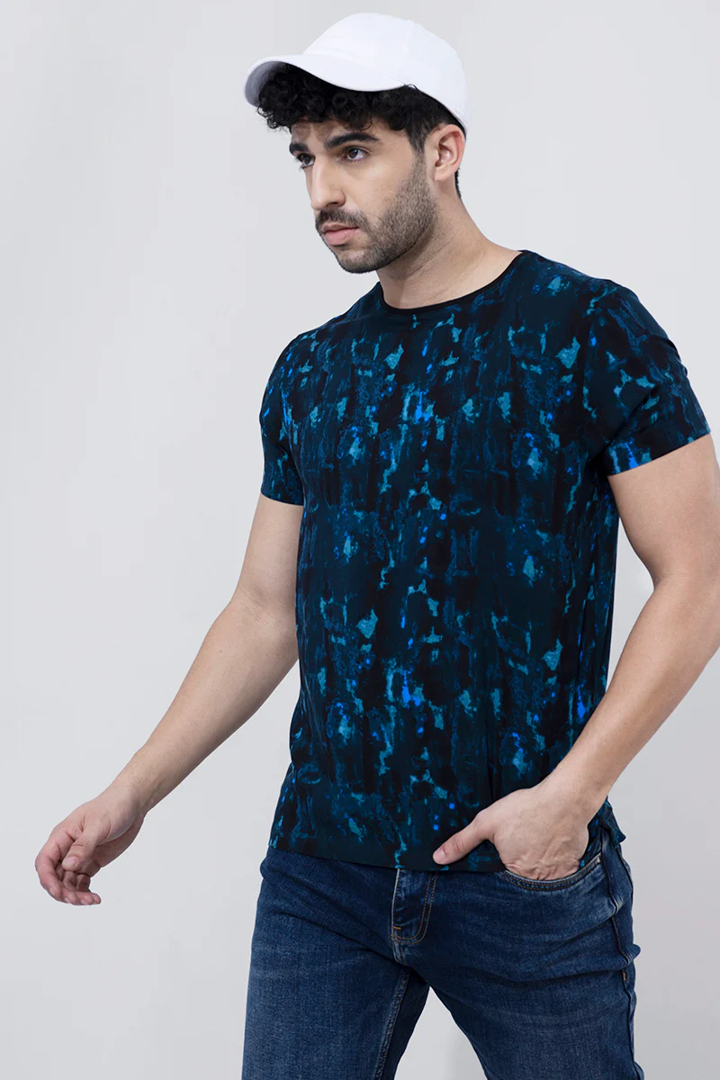 Impasto Blue T-Shirt - republicanstateiImpasto Blue T-Shirt - republicanstatei