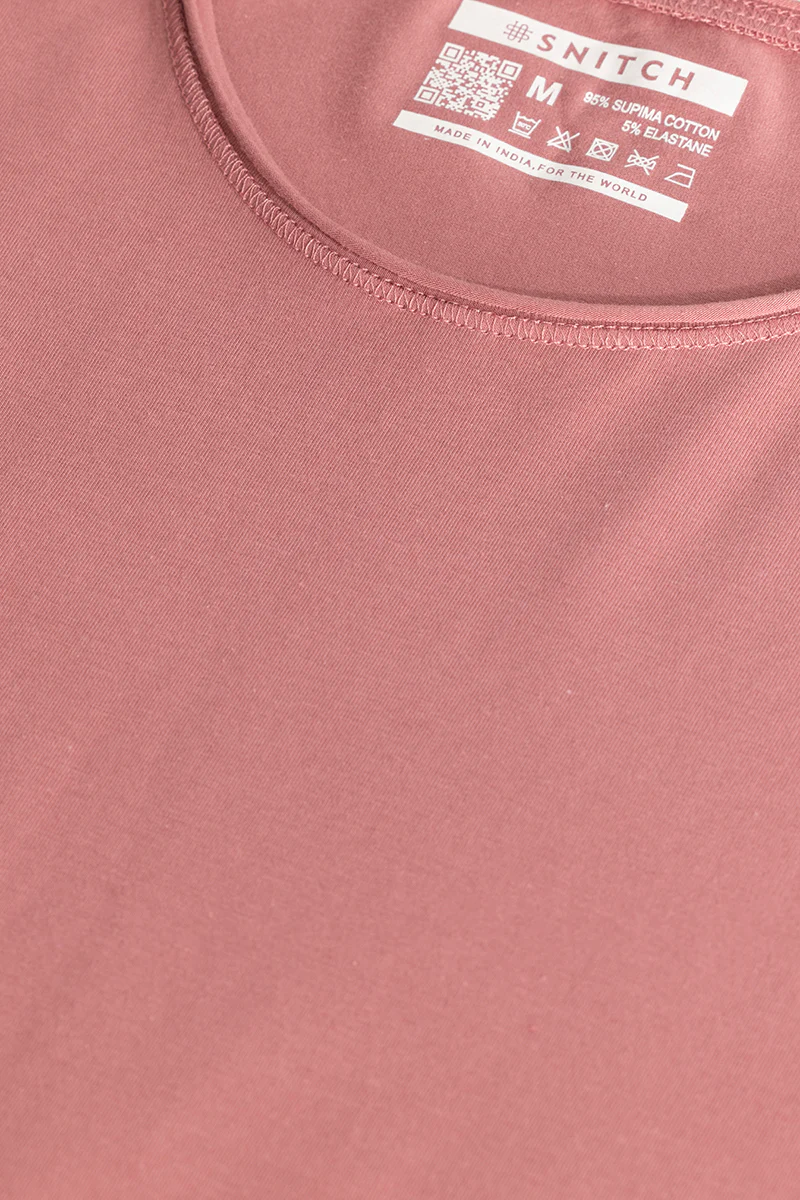 Raw Edge Salmon Pink T-Shirt - republicanstateiRaw Edge Salmon Pink T-Shirt - republicanstatei