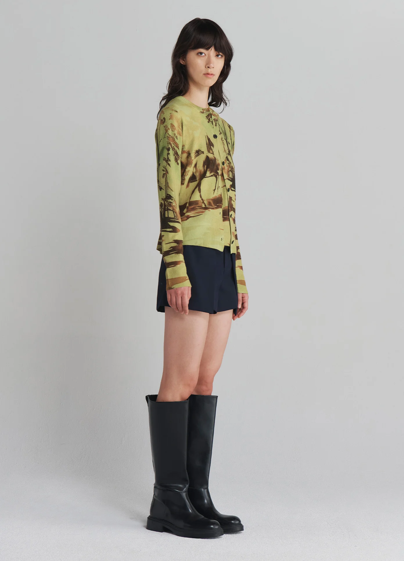 Printed Knitted Cardigan - republicanstateiPrinted Knitted Cardigan - republicanstatei