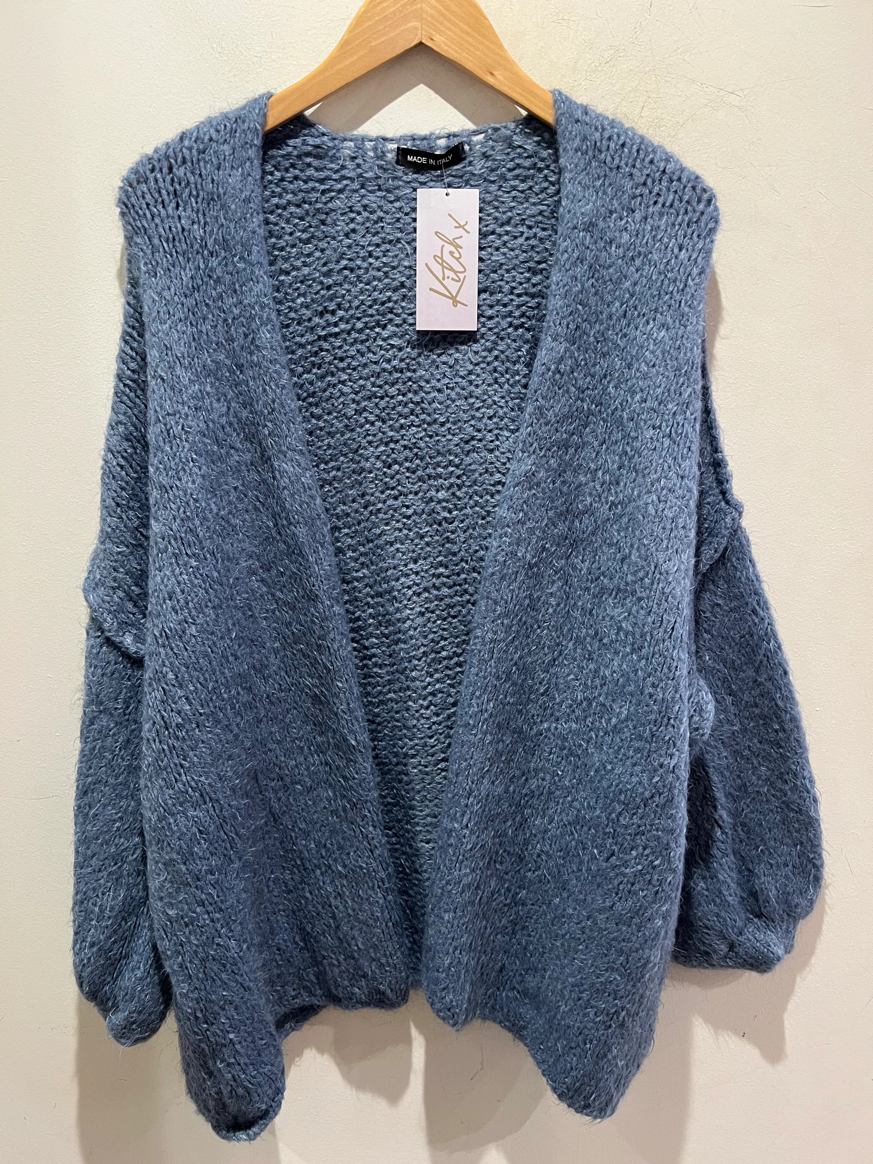 Chunky Cardigan - Denim - republicanstateiChunky Cardigan - Denim - republicanstatei